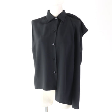 Balenciaga Asymmetric Sleeveless Blo Black