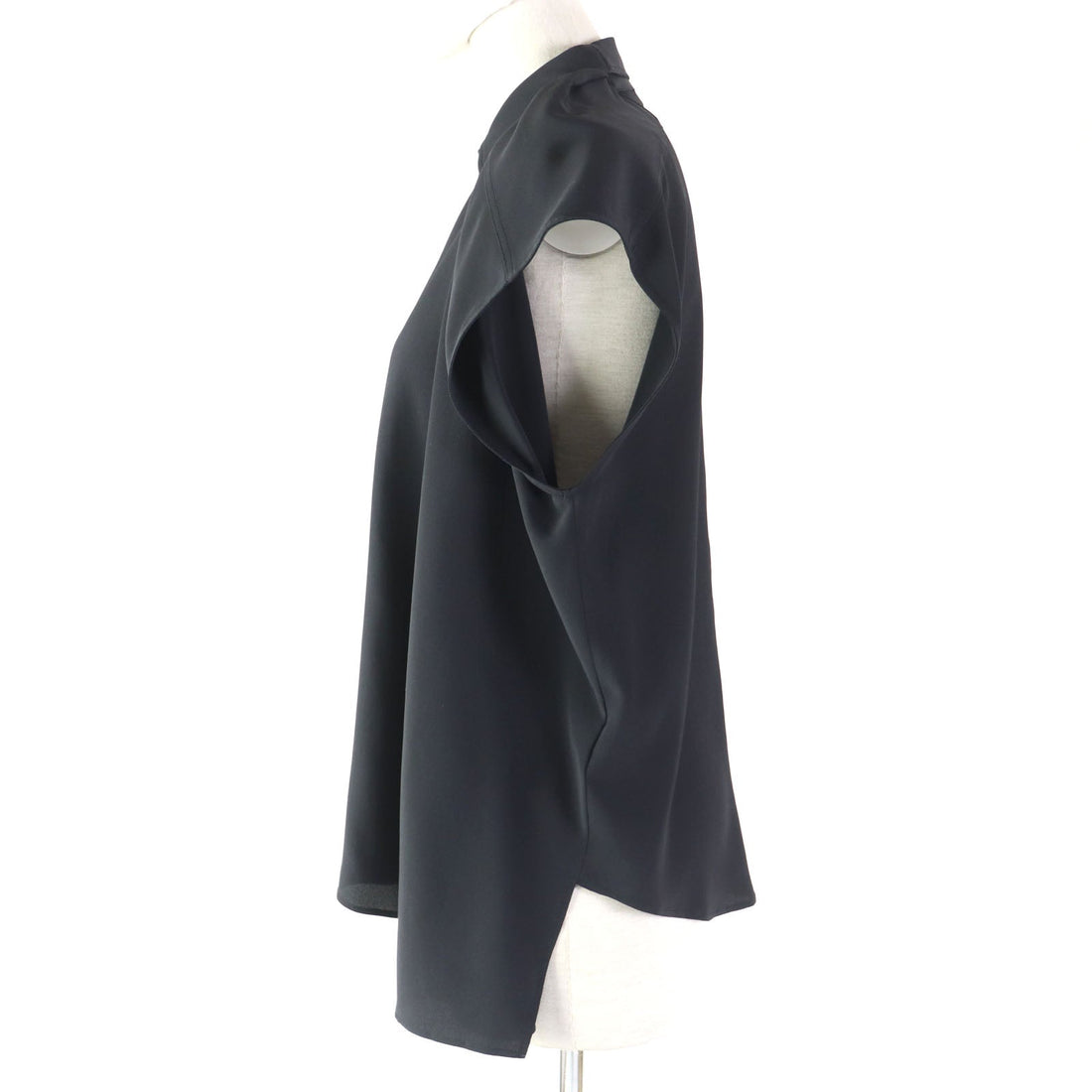 Balenciaga Asymmetric Sleeveless Blo Black