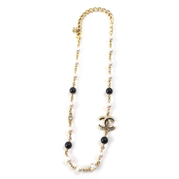 Chanel COCO no mark Rhinestone Pearl Necklace