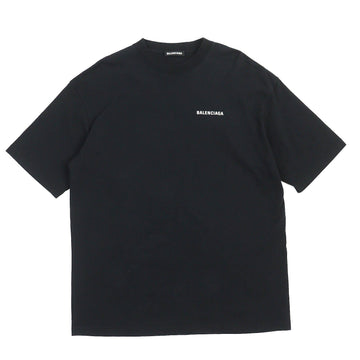 Balenciaga Logo Print Oversized T-Shirt Black XS