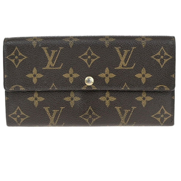 Louis Vuitton Portefeuille Sarah  Canvas Wallet