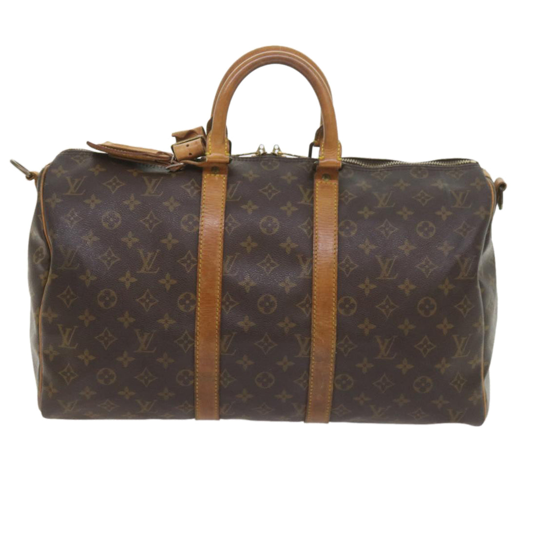 Louis Vuitton Keepall Bandouliere 55  Canvas Travel Bag