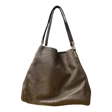Handbag Designer By Coach In Beige, Size:Medium