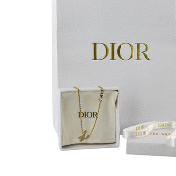 White Crystal Diorable Giraffe Gold  Necklace
