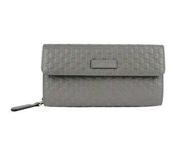 Gucci Women's Leather Microguccissima Continental Zip Wallet