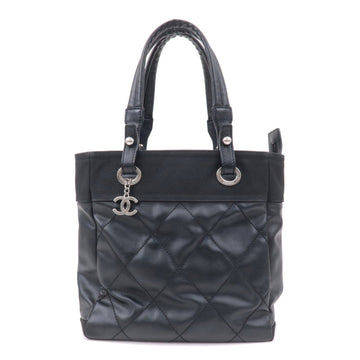 Chanel Paris Biarritz Coated Canvas Leather Tote Bag PM A34208
