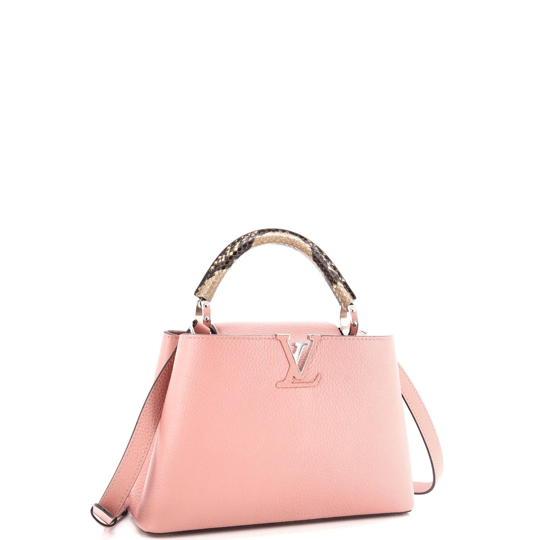 Capucines Bag Leather with Python BB