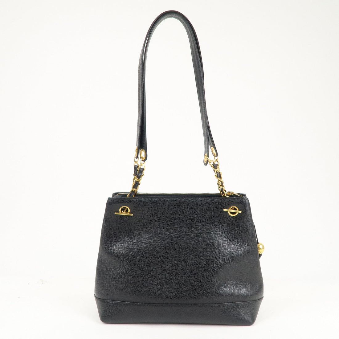 Chanel Caviar Skin Coco no mark Chain Tote Bag Shoulder Bag