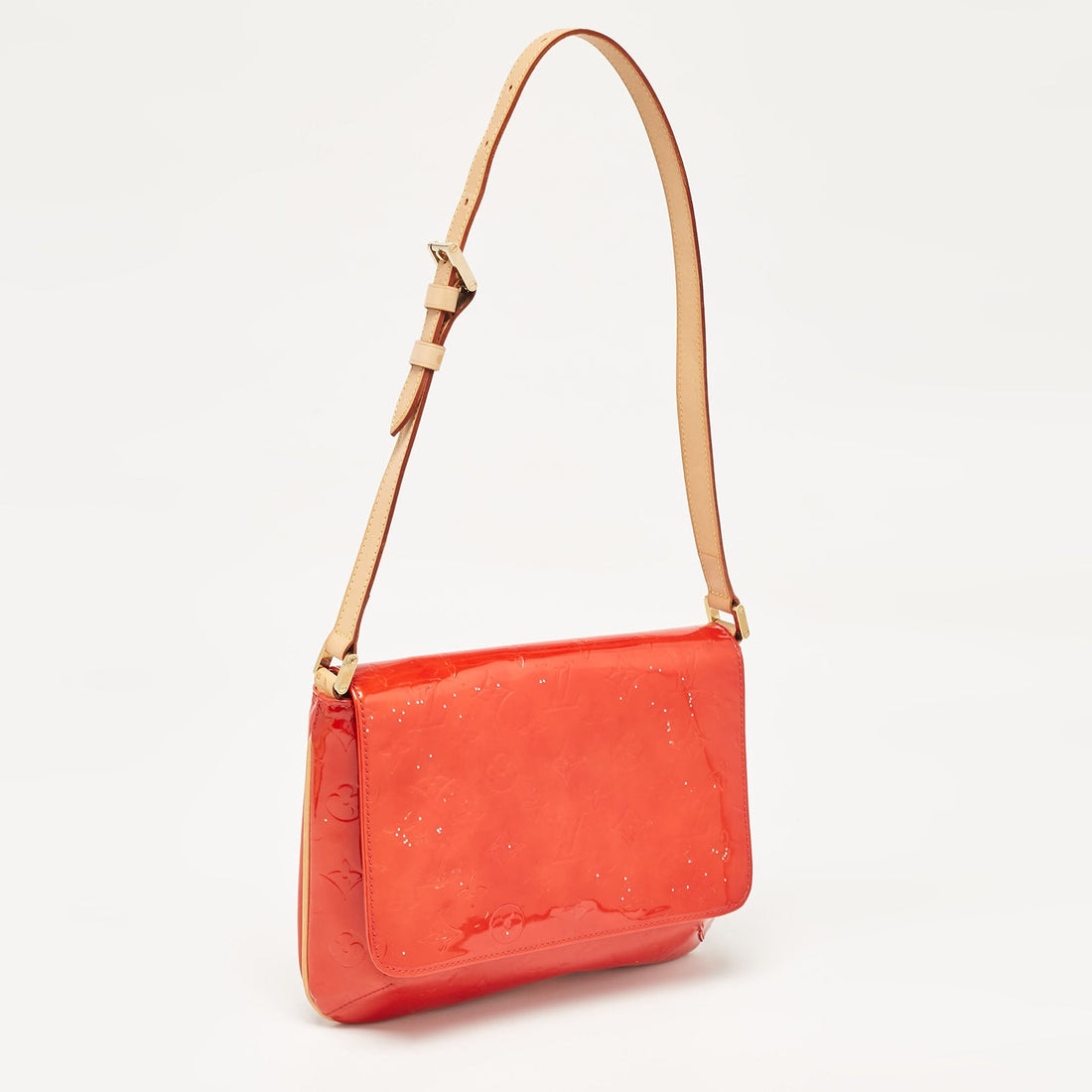 Louis Vuitton Red Monogram Vernis Thompson Street Bag