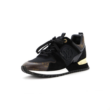 Women's Run Away Sneakers Mesh with Monogram Canvas and Suede