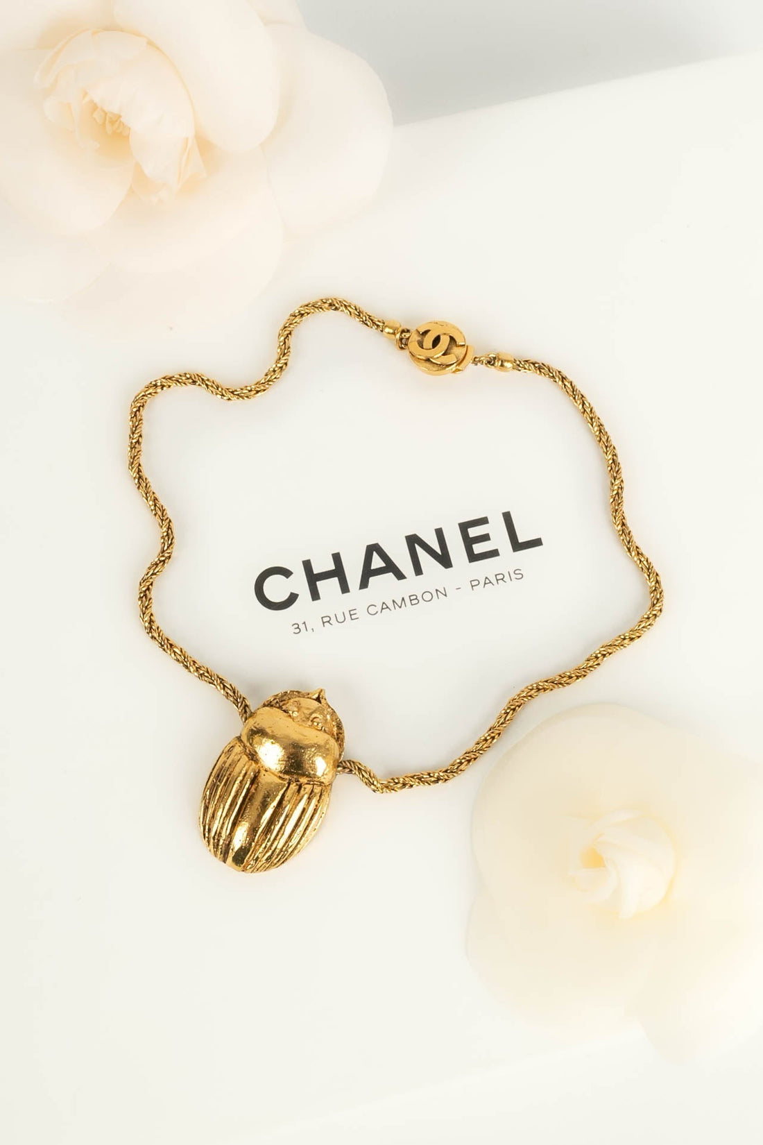 Collier "Scarab?©e" Chanel