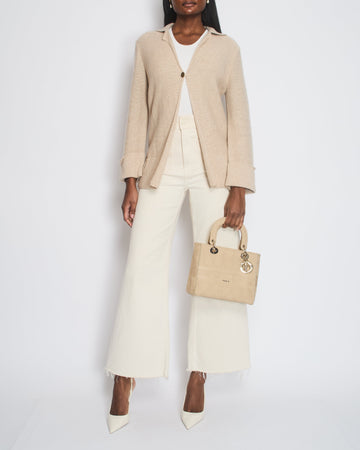 Pearl Street Bags Chanel 99/A Beige Cashmere Long Sleeve igan Size FR 40 (UK 12)