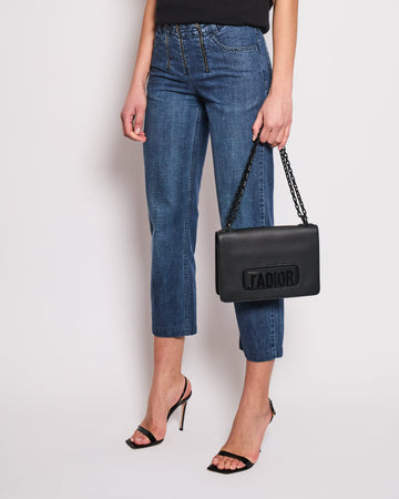 Pearl Street Bags Chanel  01/A Washed Blue Denim 3 Zip Jeans Size FR 38 (UK 10)