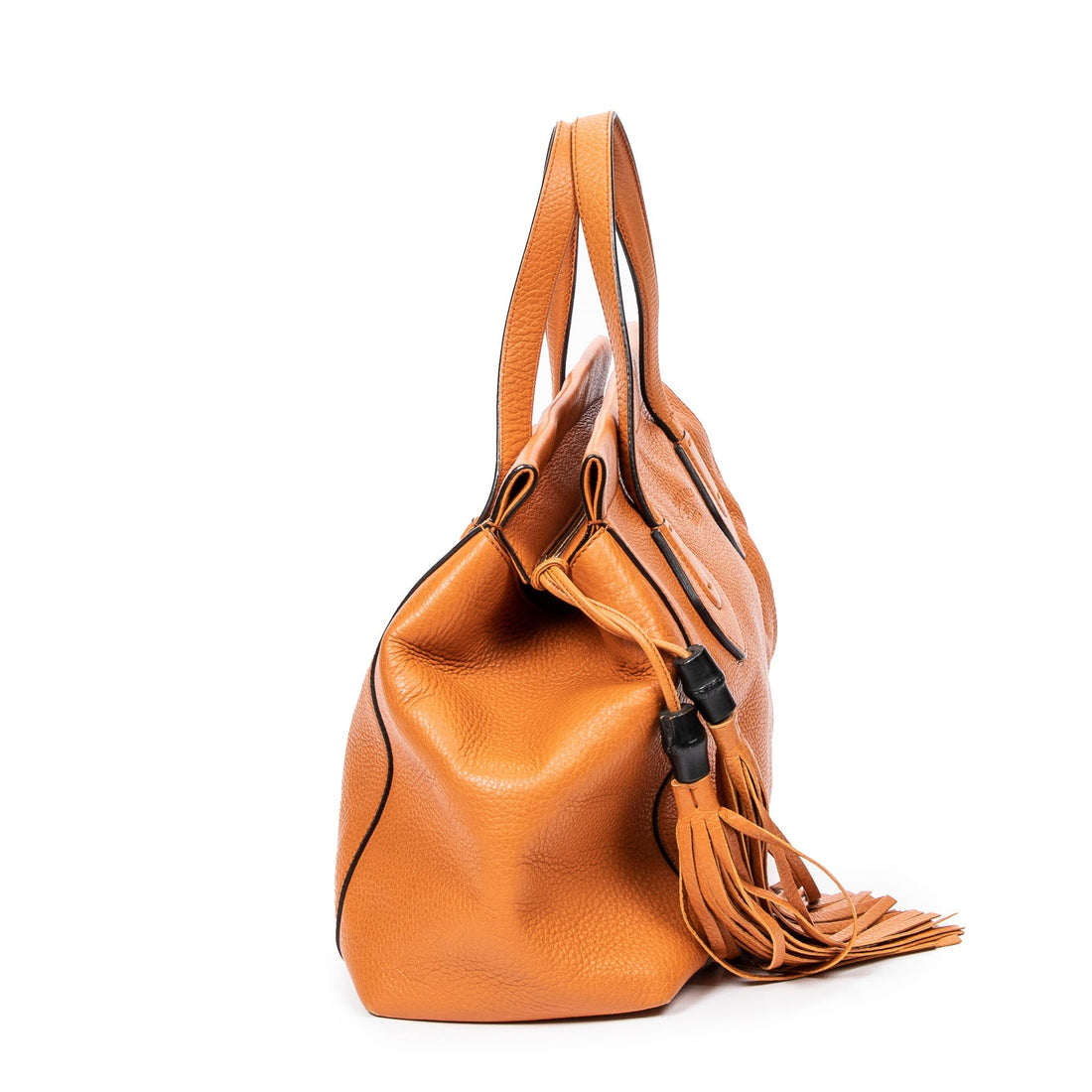 Bamboo Tassel Shoulder Bag
