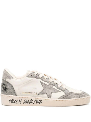 Women's Ball Star Double Quarter Sneaker In Optic White,black