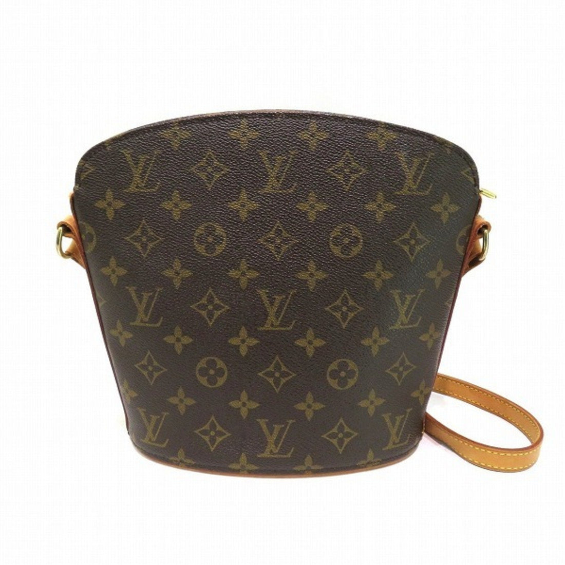 Louis Vuitton Drouot  Leather Shoulder Bag