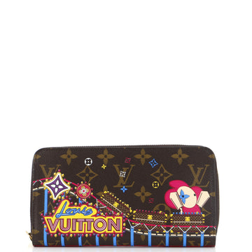 Zippy Wallet Limited Edition Vivienne Xmas Monogram Canvas