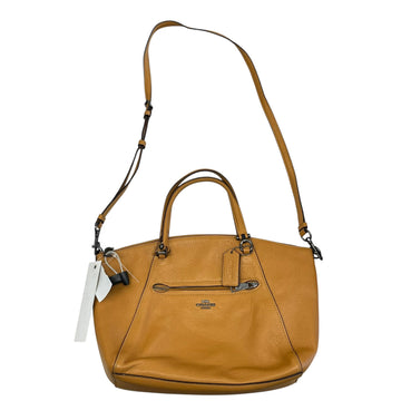 Crossbody Designer By Coach In Yellow, Size:Medium