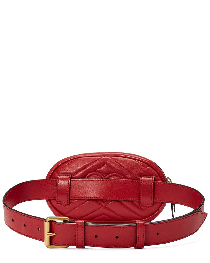 Gucci GG Marmont Matelasse Leather Belt Bag