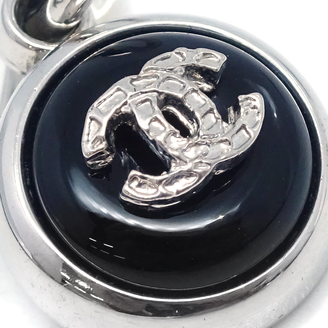 Chanel Piercing Earrings Silver 00A