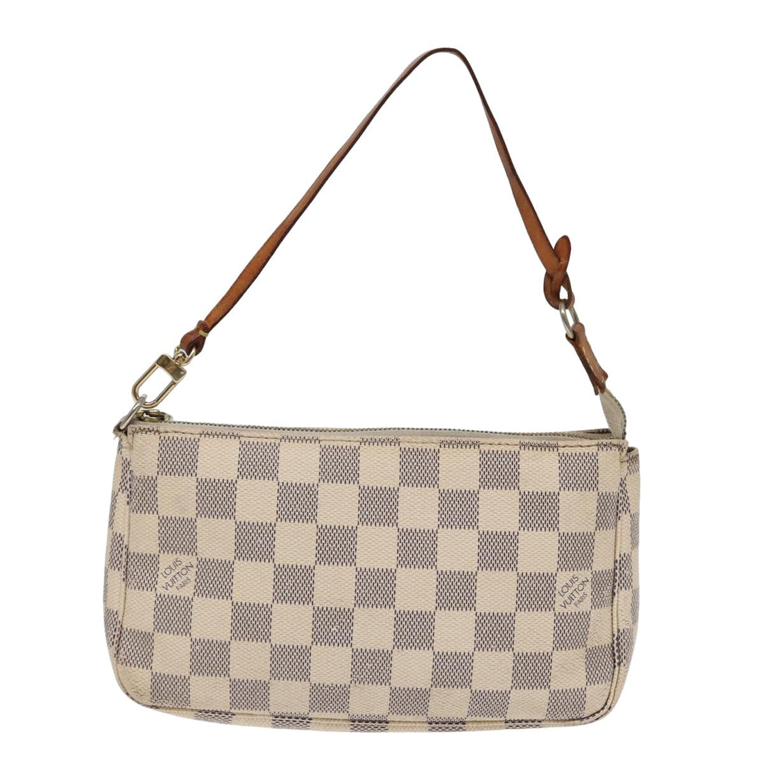 Louis Vuitton Pochette Accessoire  Canvas Clutch Bag