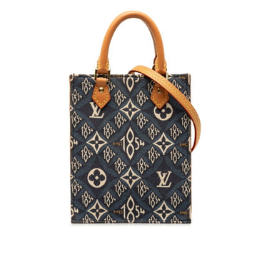 Louis Vuitton Sac Plat  Canvas Handbag