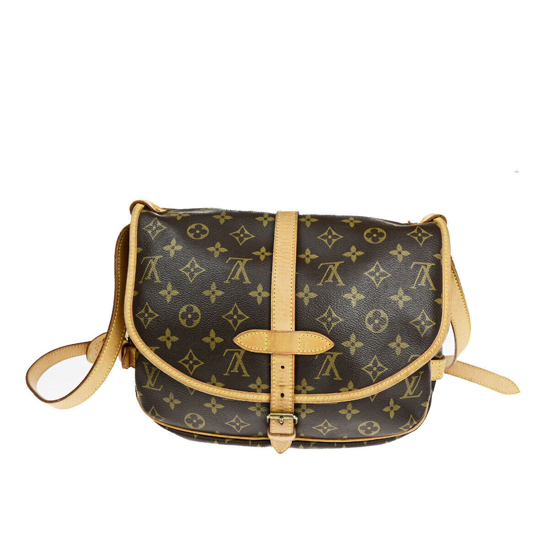 Louis Vuitton Saumur 30  Canvas Shoulder Bag