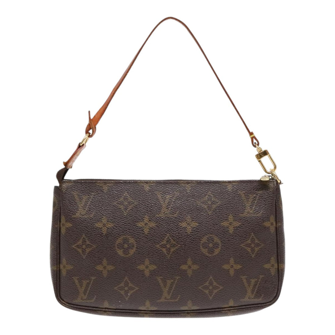 Louis Vuitton Pochette Accessoire  Canvas Clutch Bag