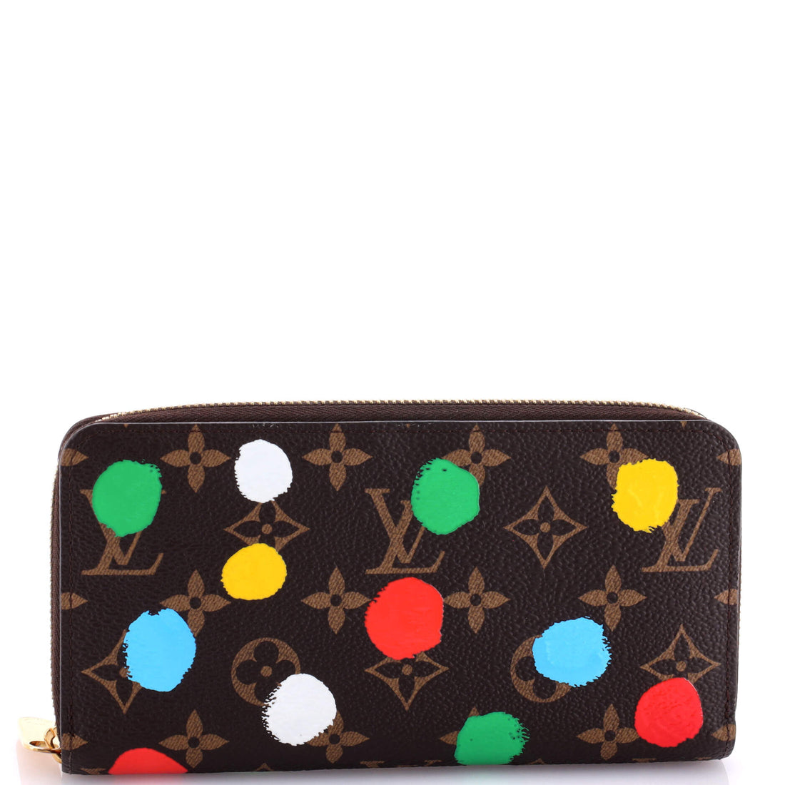 Zippy Wallet Yayoi Kusama Painted Dots Monogram Canvas