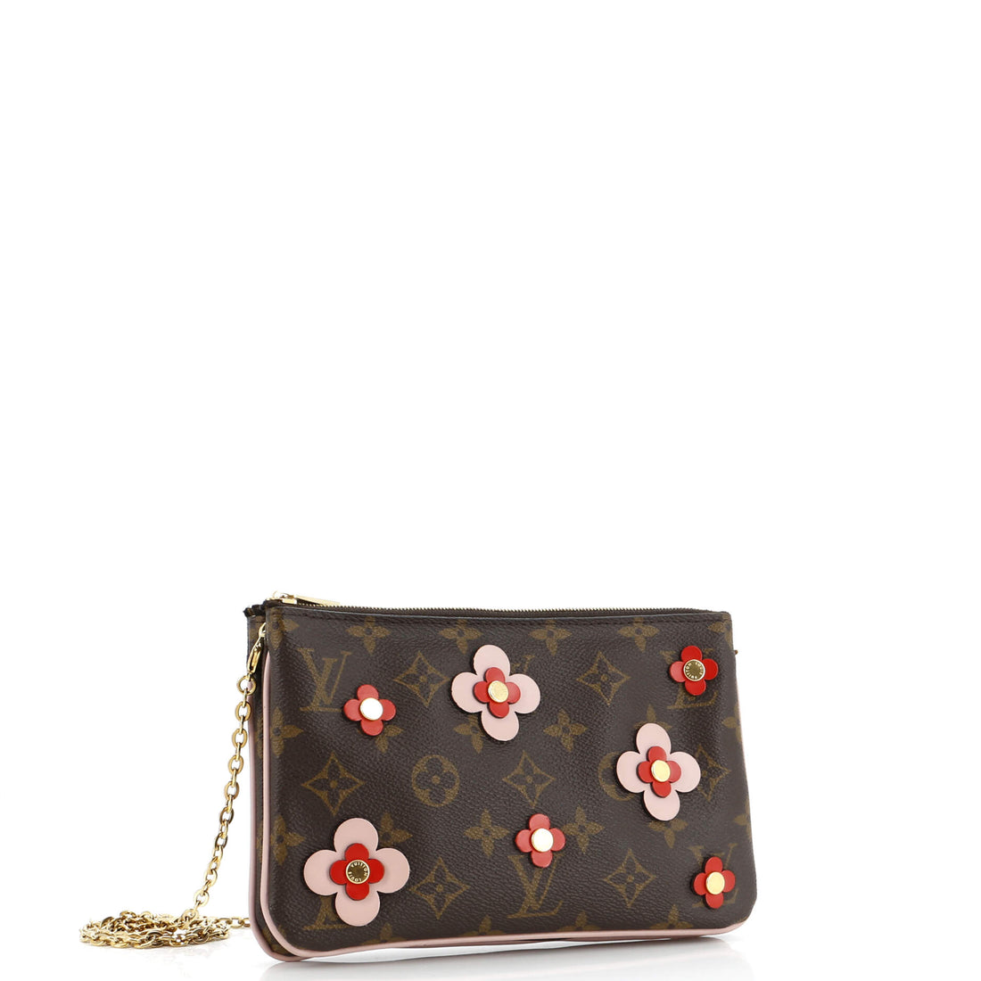 Double Zip Pochette Limited Edition Blooming Flowers Monogram Canvas