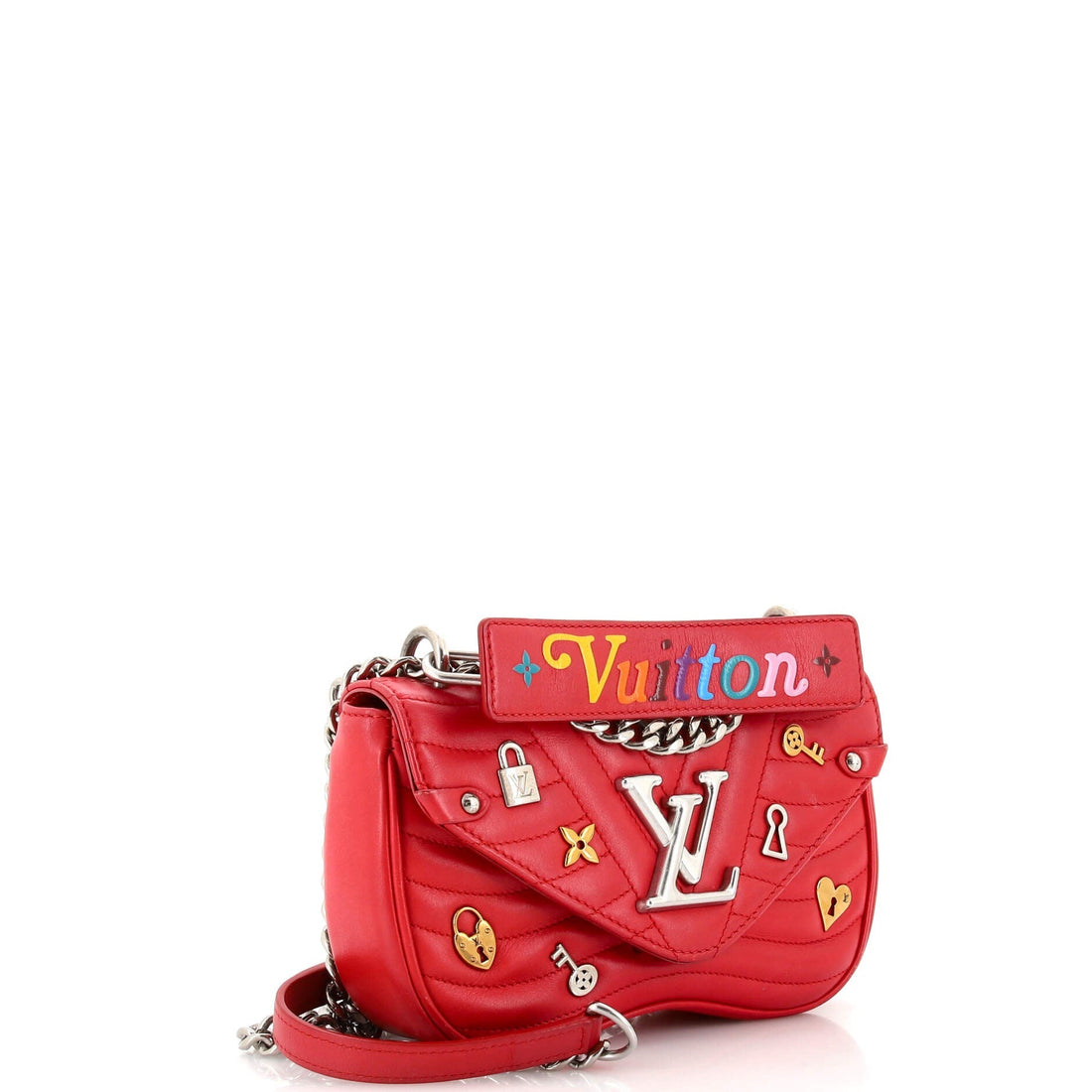 New Wave Chain Bag Limited Edition Love Lock Quilted Leather PM