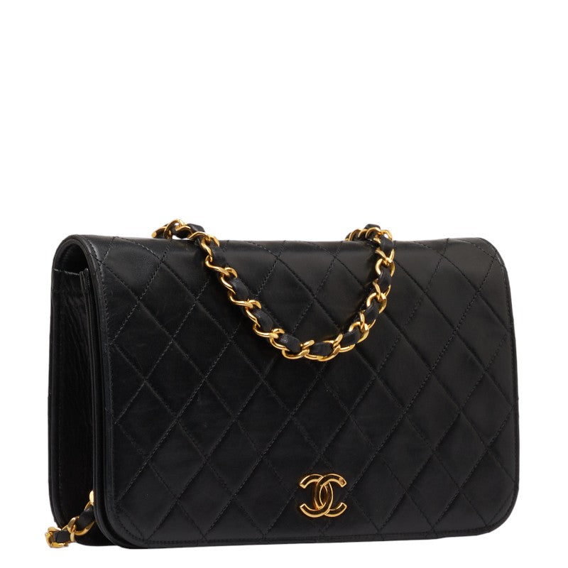 Chanel Mattrase 23 Coco Single Flap Chain Shoulder Bag Black   Chanel