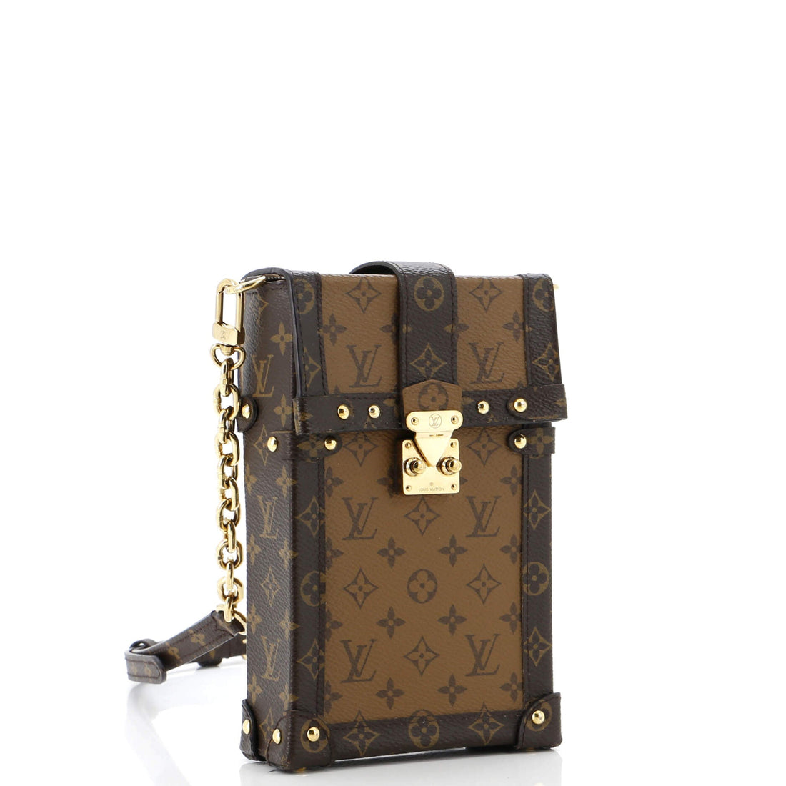 Vertical Trunk Pochette Reverse Monogram Canvas