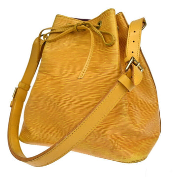 Louis Vuitton Petit NoÃ©  Leather Shoulder Bag