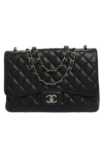 Top Quality Chanel Caviar Quilted Single New Bag Large