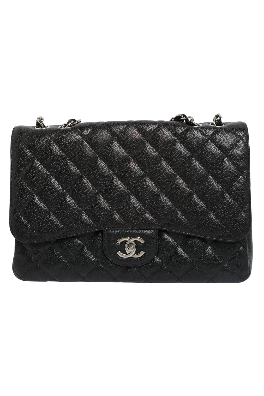 Top Quality Chanel Caviar Quilted Single New Bag Large
