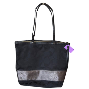 Handbag Designer By Coach In Black, Size:Medium