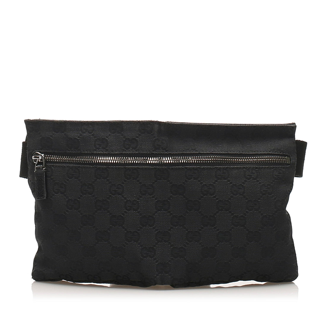 Gucci GG Canvas Belt Bag Black SHW