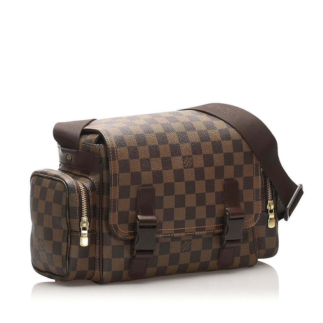 Louis-Vuitton Damier Ebene Melville Messenger Bag
