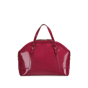 Gucci Gucci Microguccissima Nice New 1:1 Repl Leather Satchel Pink