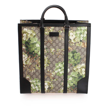 Gucci GG Supreme Blooms Tote in Brown with SHW