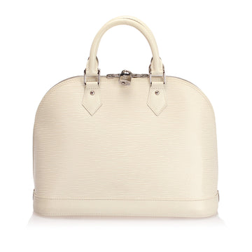 Louis-Vuitton Epi Alma PM Ivory