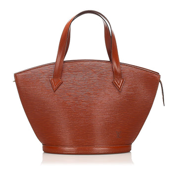 Louis-Vuitton Epi Saint Jacques Short Strap PM Brown