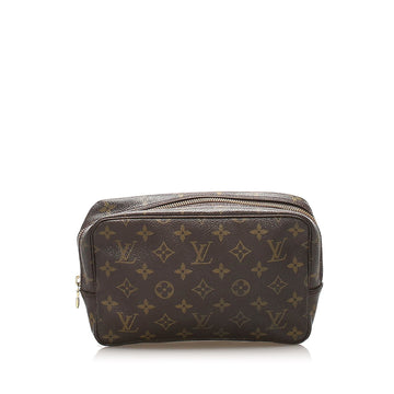 Louis-Vuitton Monogram Cosmetic Pouch Trousse Toilette 23