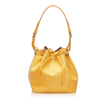 Louis-Vuitton Epi Petit Noe Yellow