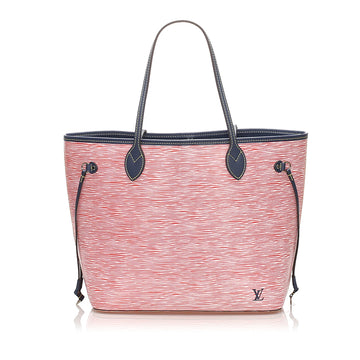 Louis-Vuitton Epi Neverfull MM Pink