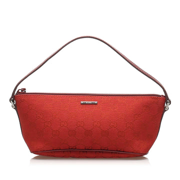 Gucci GG Canvas Boat Red