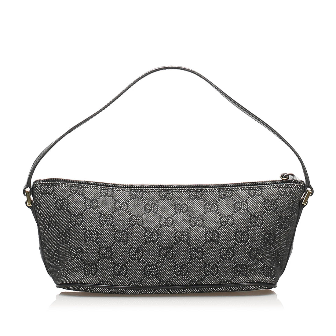 Gucci GG Canvas Boat Baguette Black SHW