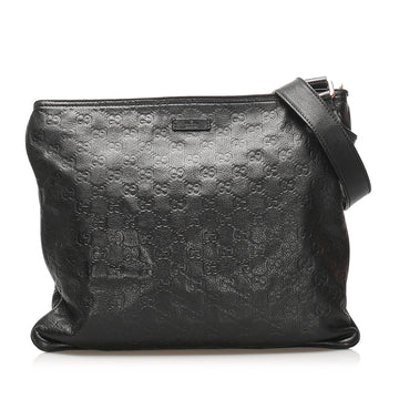 Gucci Guccissima Crossbody Black SHW