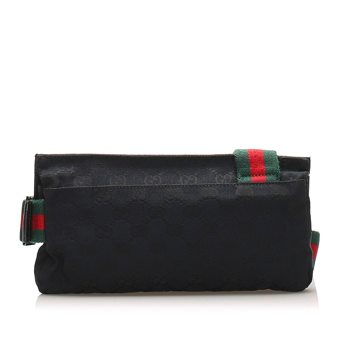 Gucci GG Canvas Web Crossbody Bag Black